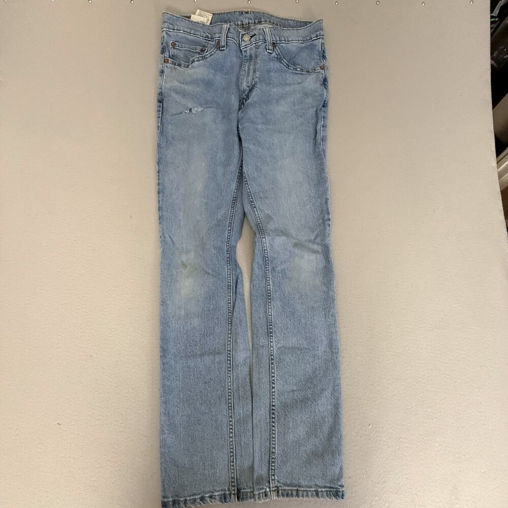 Levi's 511 Slim Fit Jeans Light Wash Distressed W32 L34